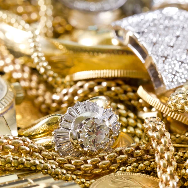 Gold Jewelry — Stock Photo, Image