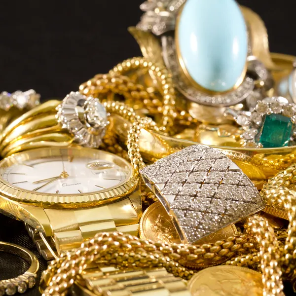 Joyas de oro — Foto de Stock