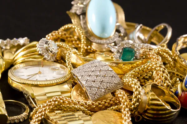 Joyas de oro — Foto de Stock