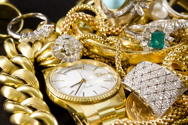 Joyas de oro — Foto de Stock