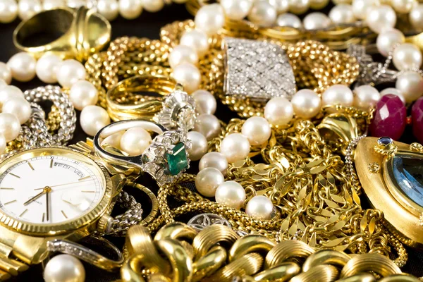 Joyas de oro — Foto de Stock