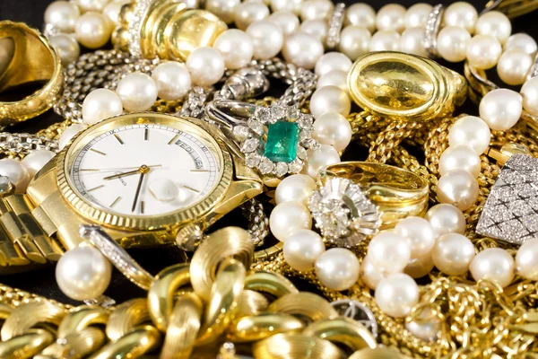 Joyas de oro — Foto de Stock