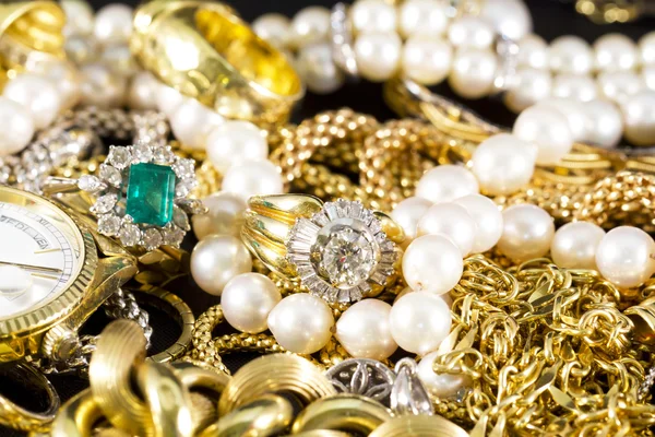 Joyas de oro — Foto de Stock