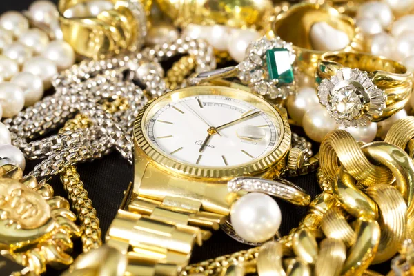 Joyas de oro — Foto de Stock