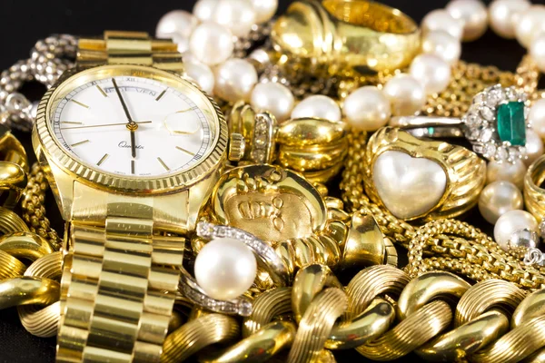 Joyas de oro — Foto de Stock