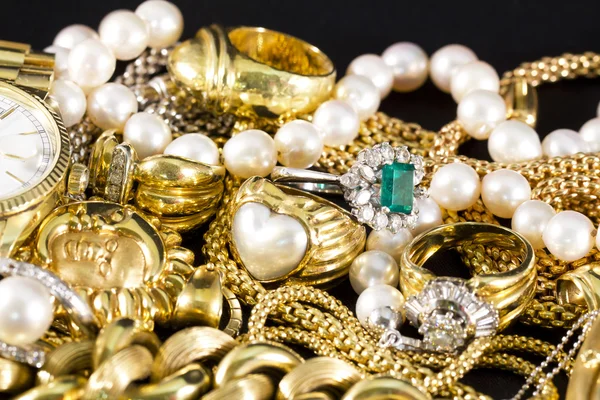 Joyas de oro — Foto de Stock