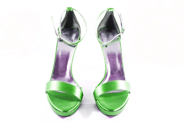 Sapatos verdes — Fotografia de Stock