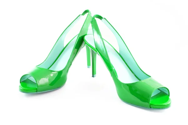 绿色的鞋 — 图库照片