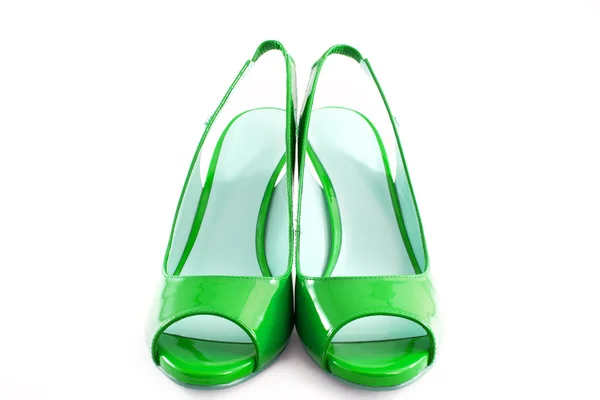 Green shoes — Stock Photo, Image