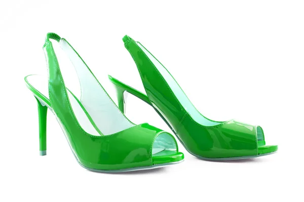 Green shoes — Stock Photo, Image