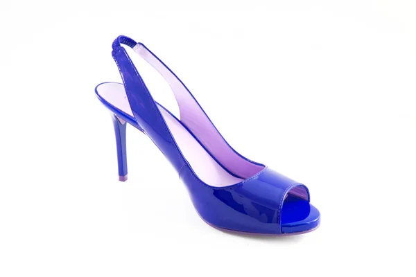 Blauwe schoenen — Stockfoto