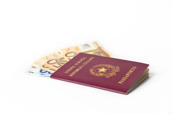 Italian passport — Stock Photo, Image