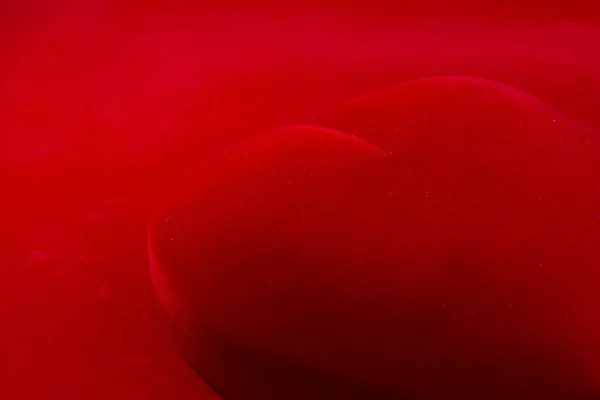 Boîte en velours rouge — Photo
