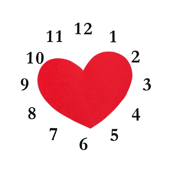 O relógio do amor — Fotografia de Stock