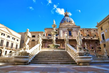 Palermo, Piazza Pretoria clipart