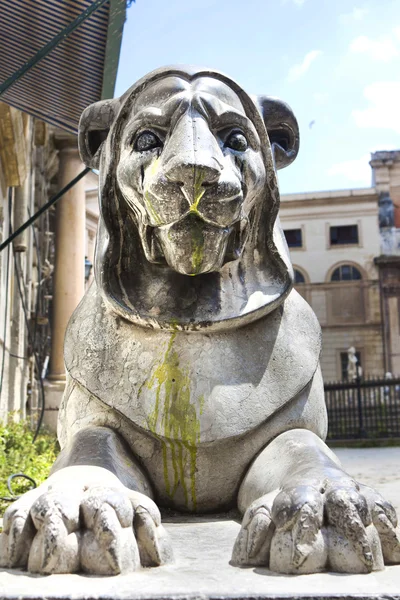 Palermo, Piazza Pretoria — Stock Photo, Image