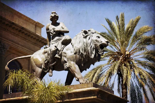 Palermo, teatro Massimo — Stockfoto