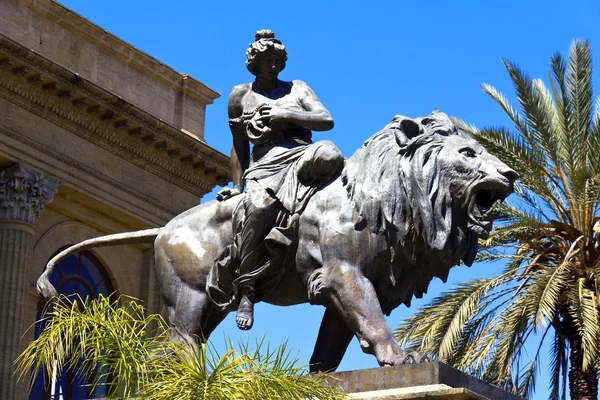 Palermo, teatro Massimo — Stock Photo, Image