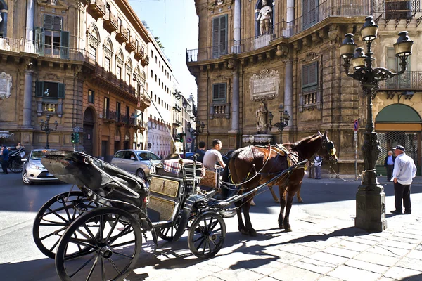 Palermo, Quattro Canti — Stockfoto