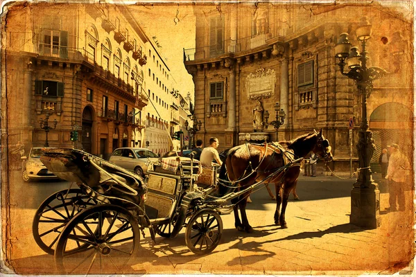 Palermo, Quattro Canti — Stockfoto