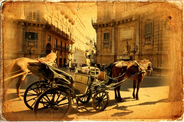 Palermo, Quattro Canti — Stockfoto