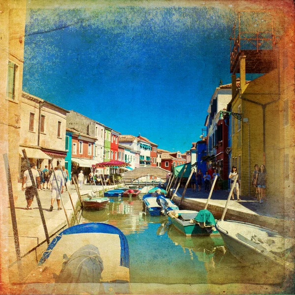 Burano, Wenecja — Zdjęcie stockowe