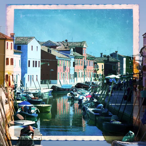 Burano, Venetië — Stockfoto