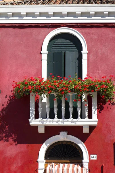 Burano, Veneza — Fotografia de Stock