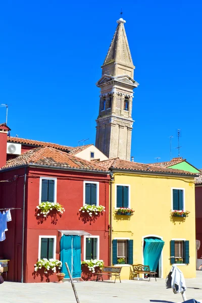 Burano, Veneza — Fotografia de Stock