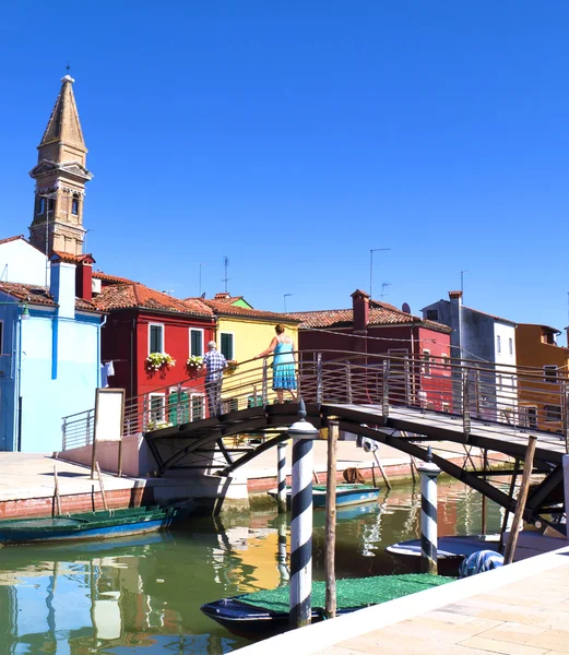 Burano, Veneza — Fotografia de Stock