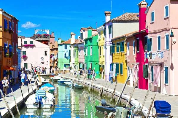 Burano, Venetië — Stockfoto