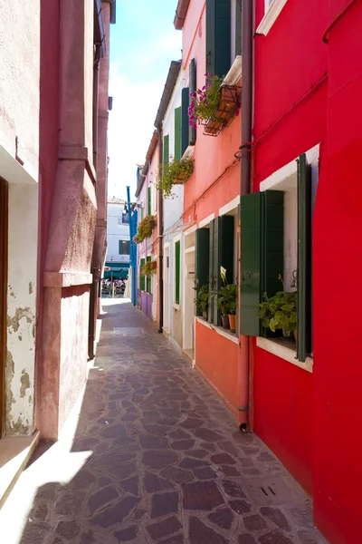 Burano, Veneza — Fotografia de Stock