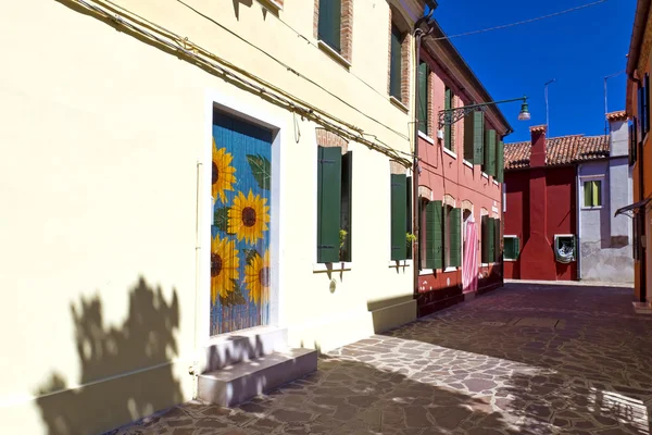 Burano, Venetië — Stockfoto