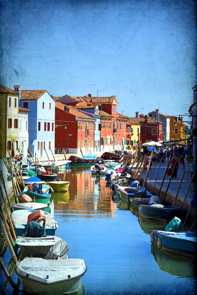 Burano, Veneza — Fotografia de Stock