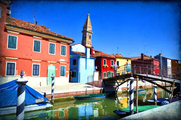 Burano, Wenecja — Zdjęcie stockowe