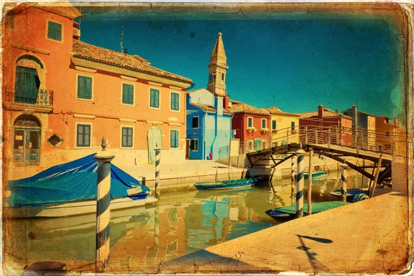 Burano, Benátky — Stock fotografie