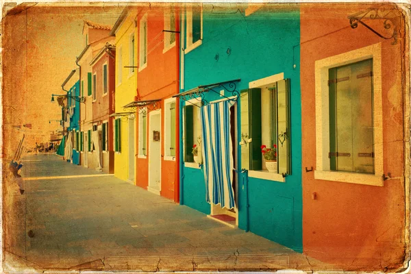 Burano, Benátky — Stock fotografie