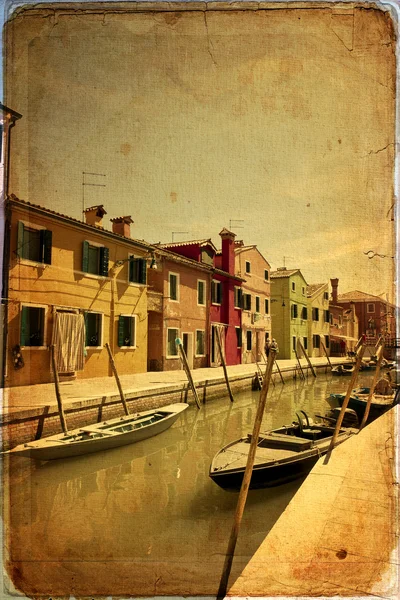 Burano, Benátky — Stock fotografie