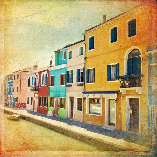 Burano, Veneza — Fotografia de Stock