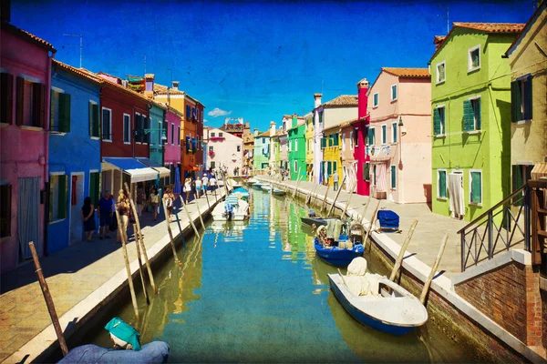 Burano, Veneza — Fotografia de Stock