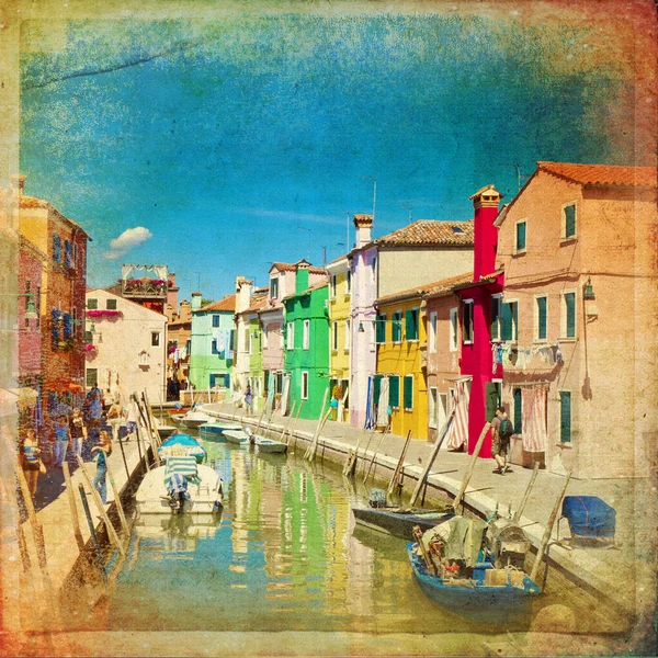 Burano, Venetië — Stockfoto