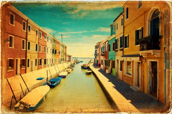 Burano, Venedig — Stockfoto