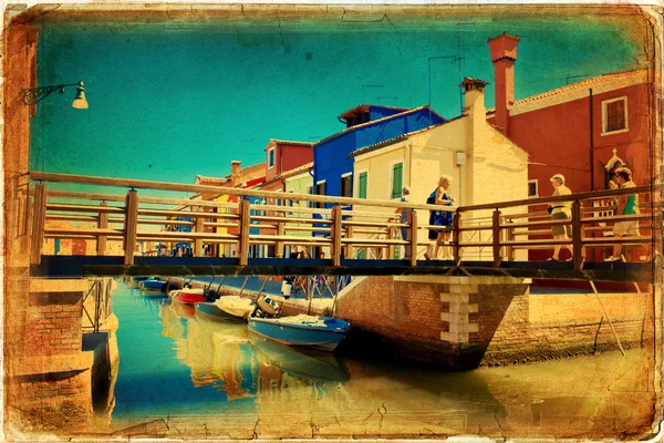 Burano, Veneza — Fotografia de Stock