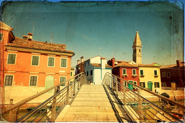 Burano, Venedig - Stock-foto