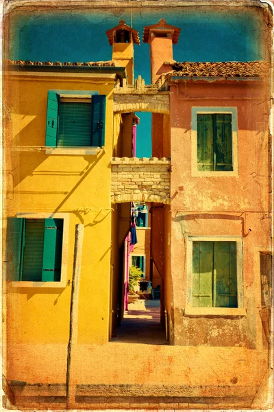 Burano, Veneza — Fotografia de Stock