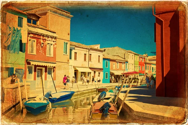 Burano, venedig — Stockfoto