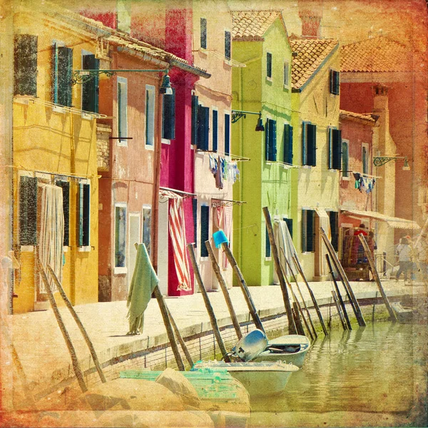 Burano, Wenecja — Zdjęcie stockowe