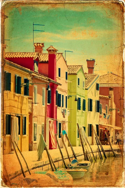 Burano, Venetië — Stockfoto