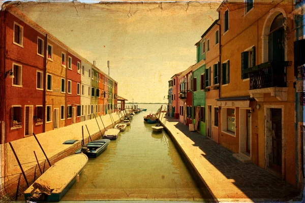 Burano, Venetië — Stockfoto