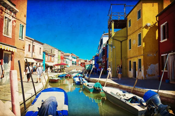 Burano, Velence — Stock Fotó